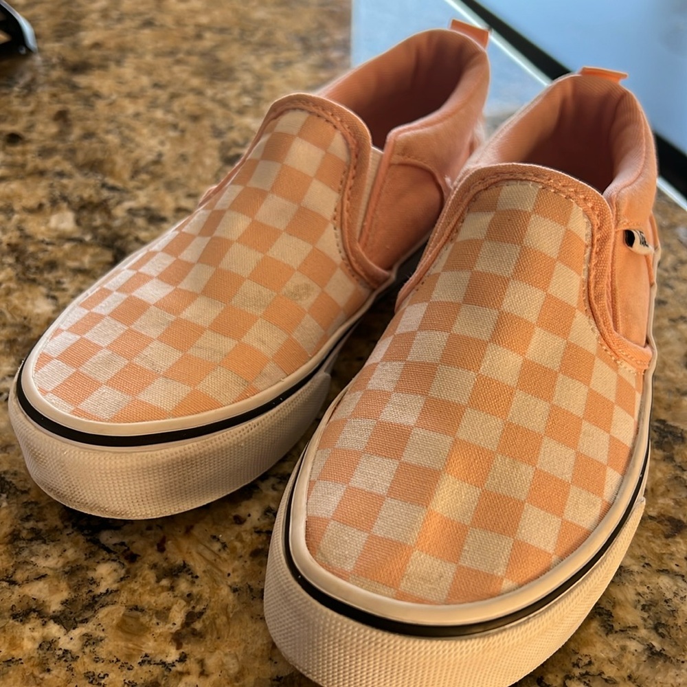 Girl Vans (Size 1) Powder Pink